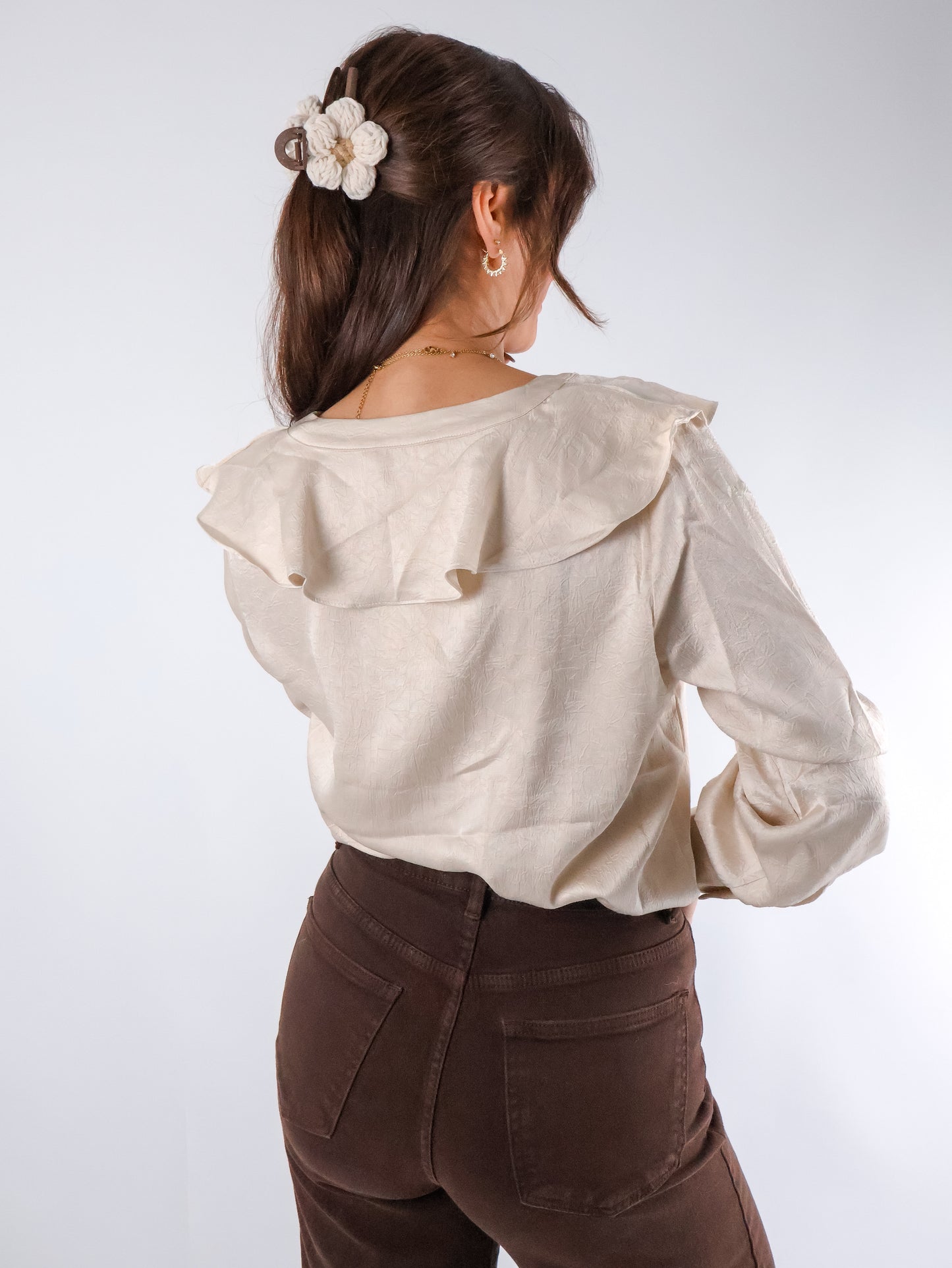 Villa Bluse Beige