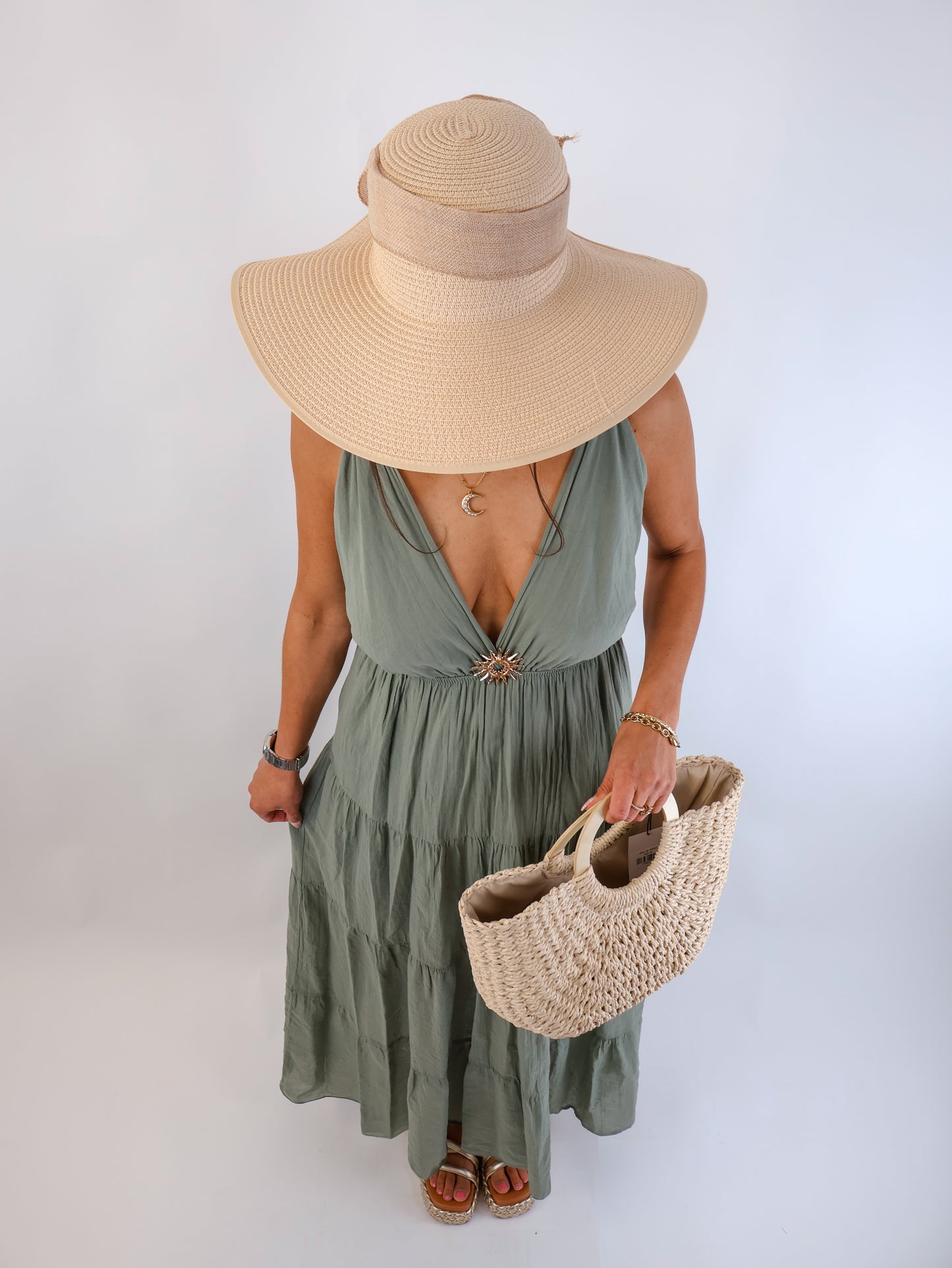 Solé Kleid Olive