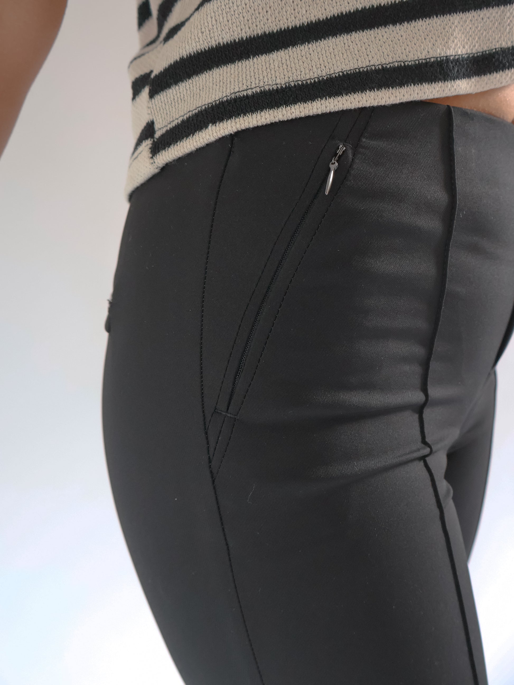 Mac Zip Hose Anna Schwarz