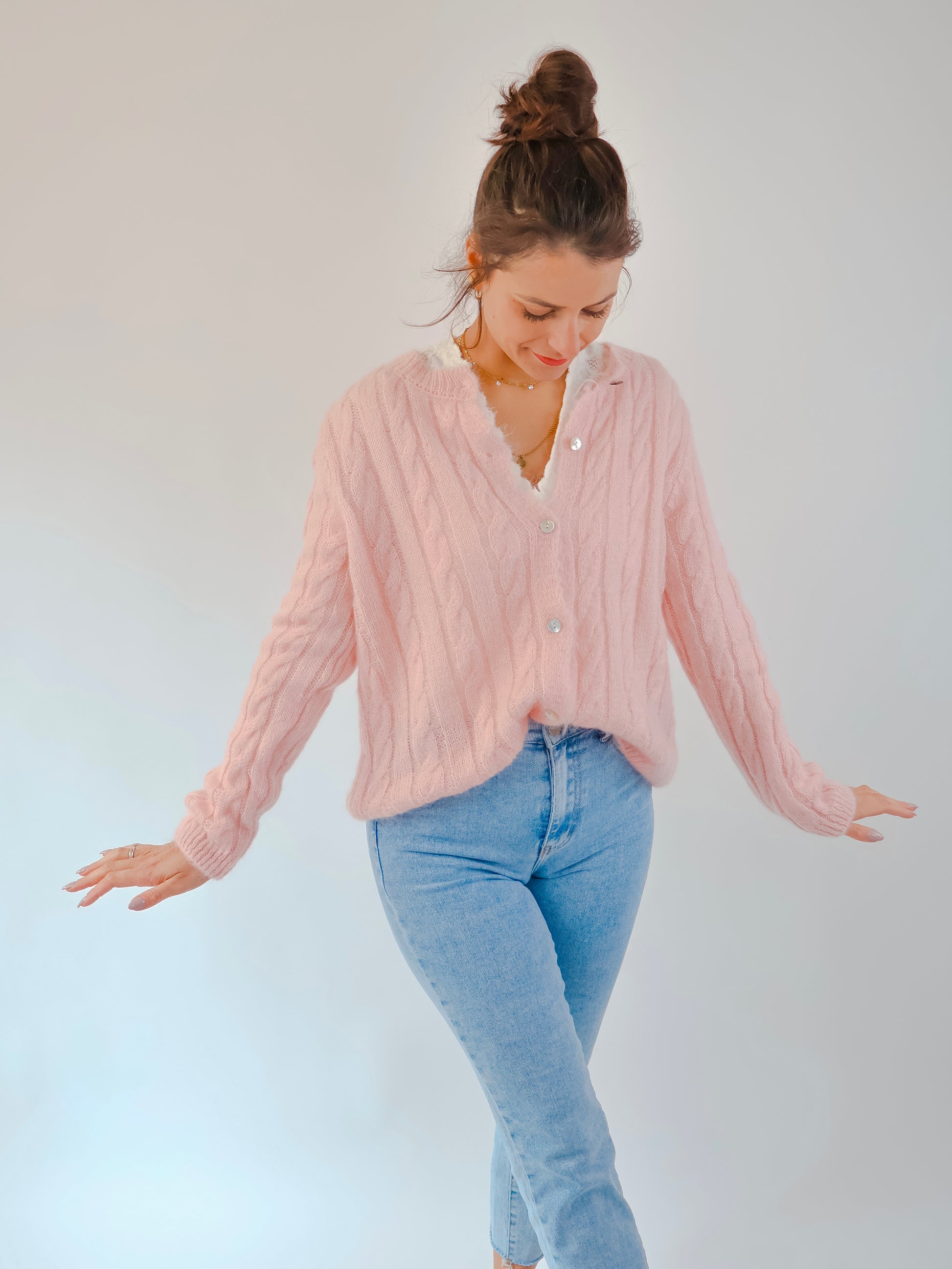 Antonella Strickjacke Blush