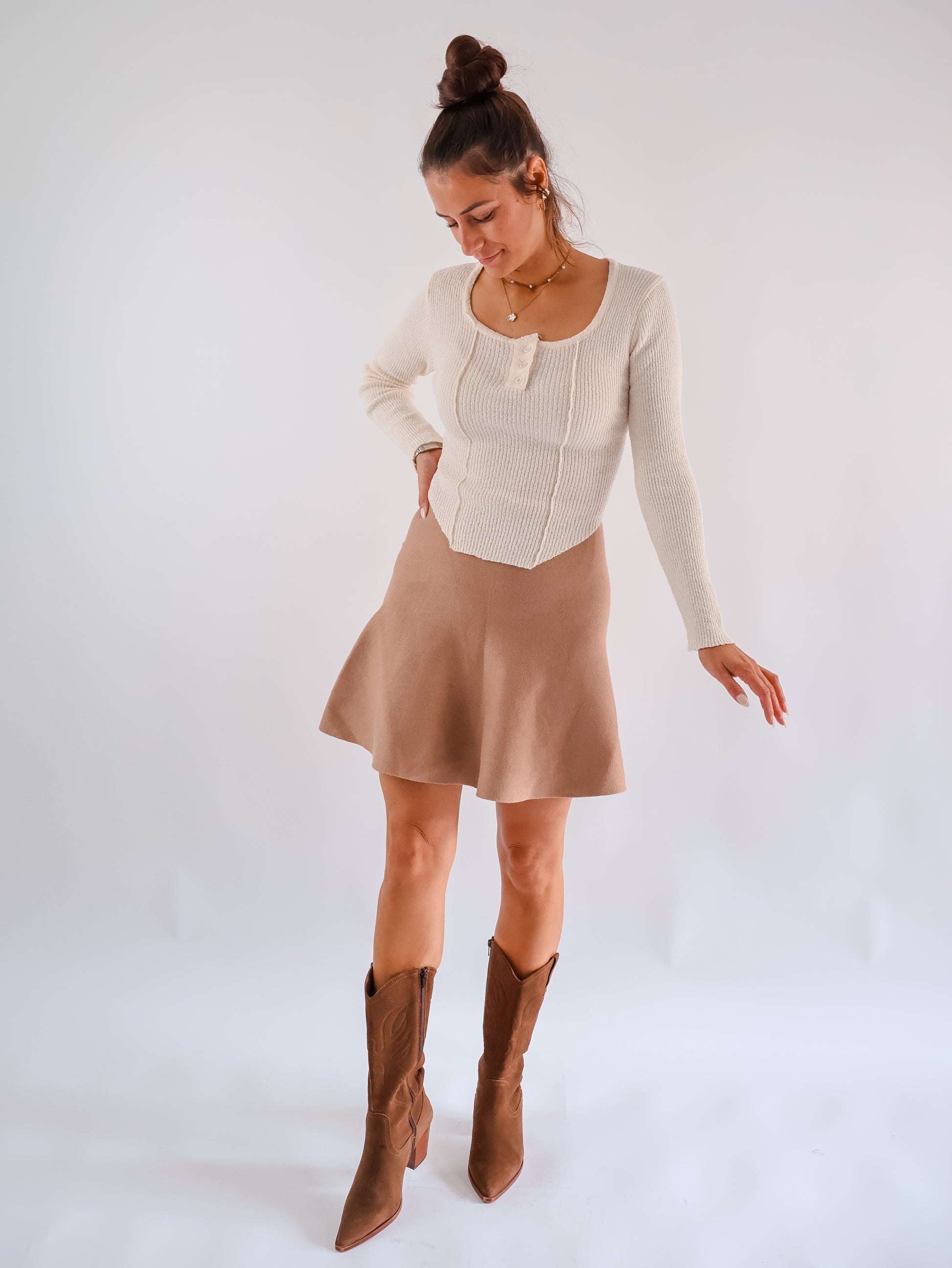 Moni  Longsleeve Creme