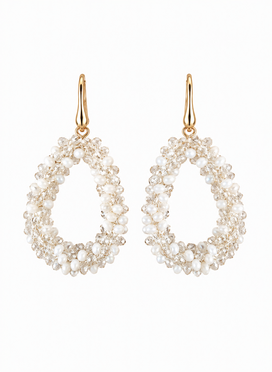 Cleo Ohrringe Creme
