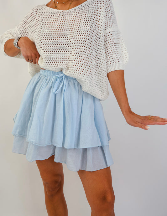 Maily Häckelshirt Offwhite