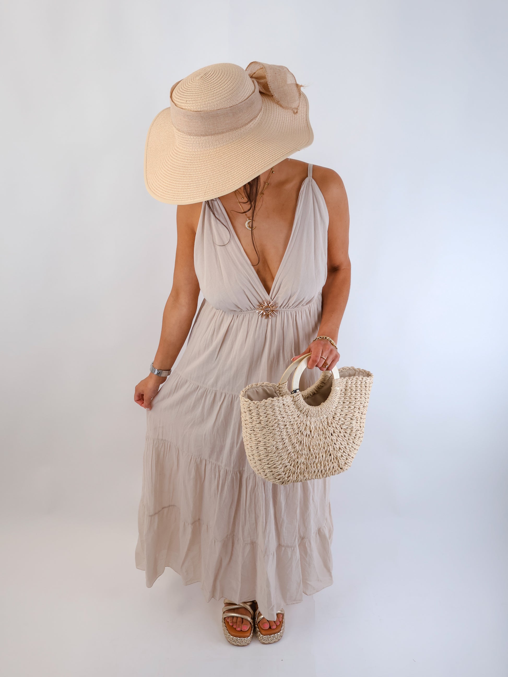 Solé Kleid Beige