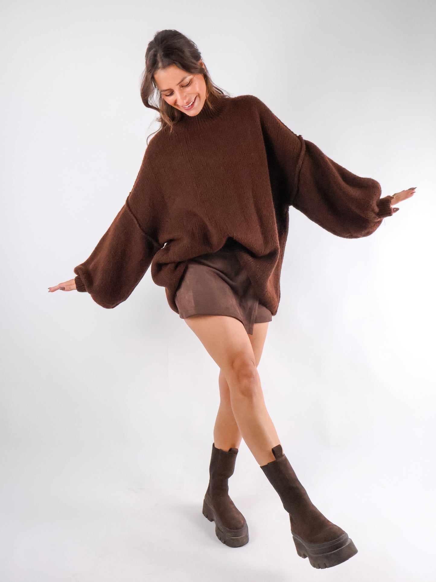 Oversize Pullover Coffee