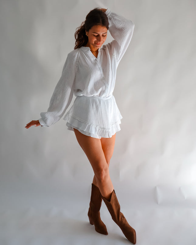 Cara Musselin Set Weiß