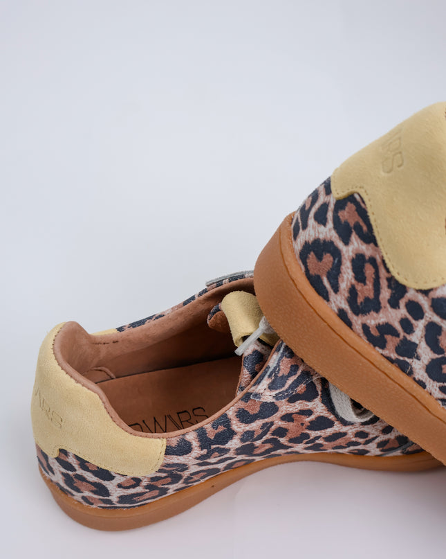 DWRS Poona Leopard Sneaker Low - Butter