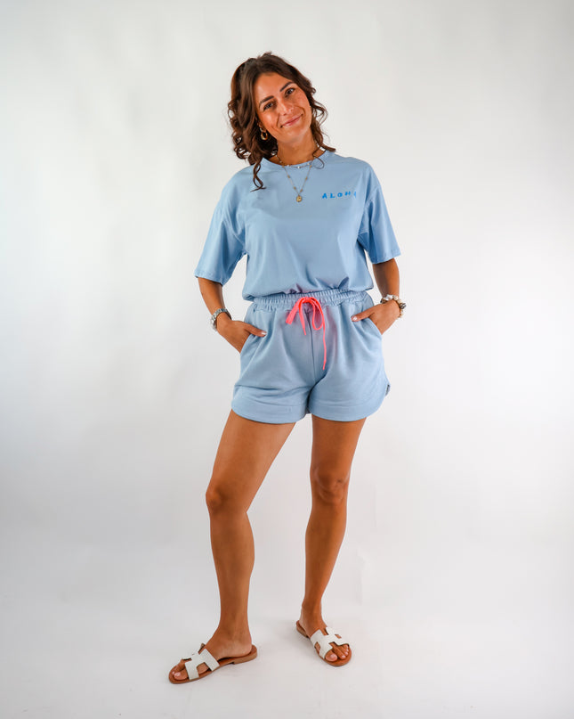 Aloha T-Shirt Hellblau