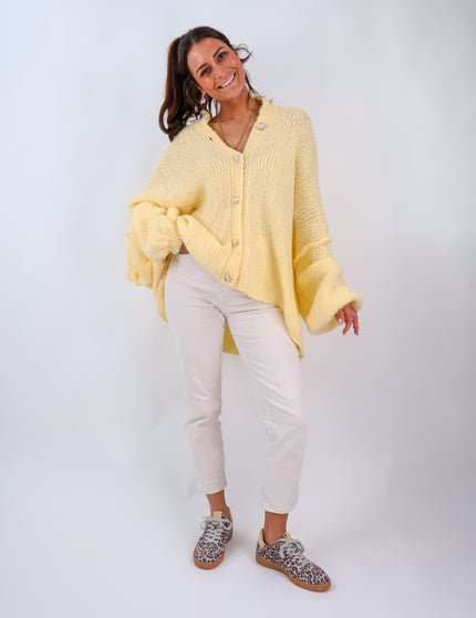 Oversize Cozy Cardigan Citrus