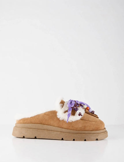 DWRS NOVA suede - Loafers | Cognac / Off white