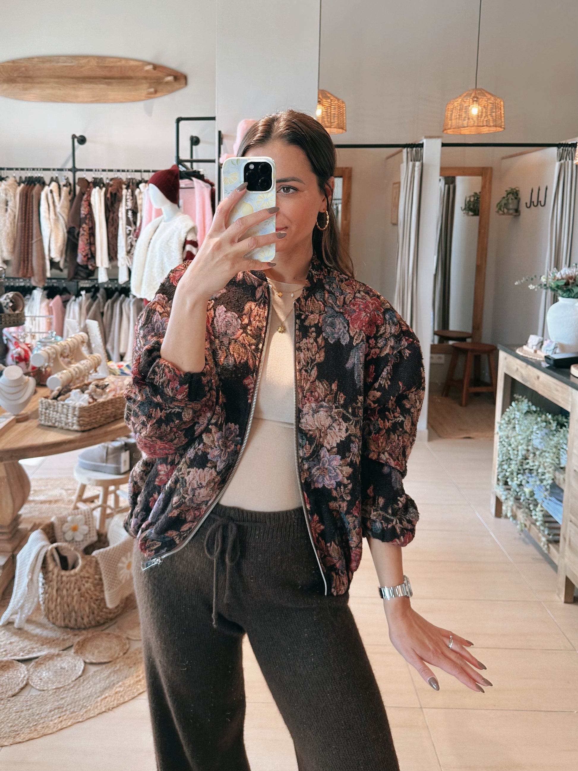 Roseanna Bomberjacke Coffee