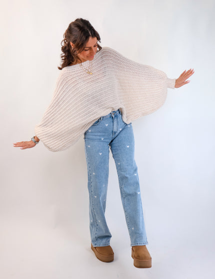 Strickponcho Citrus