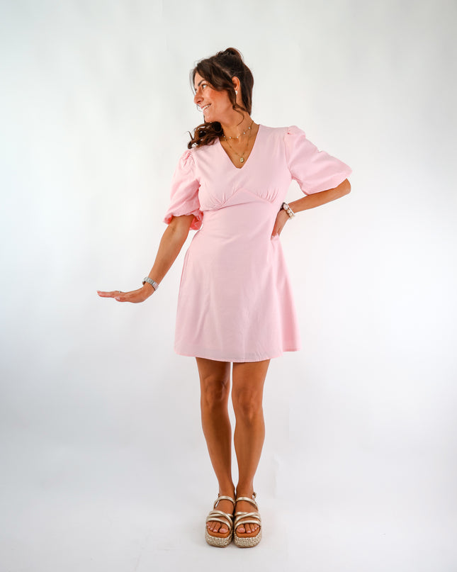 Ballon Kleid Rose