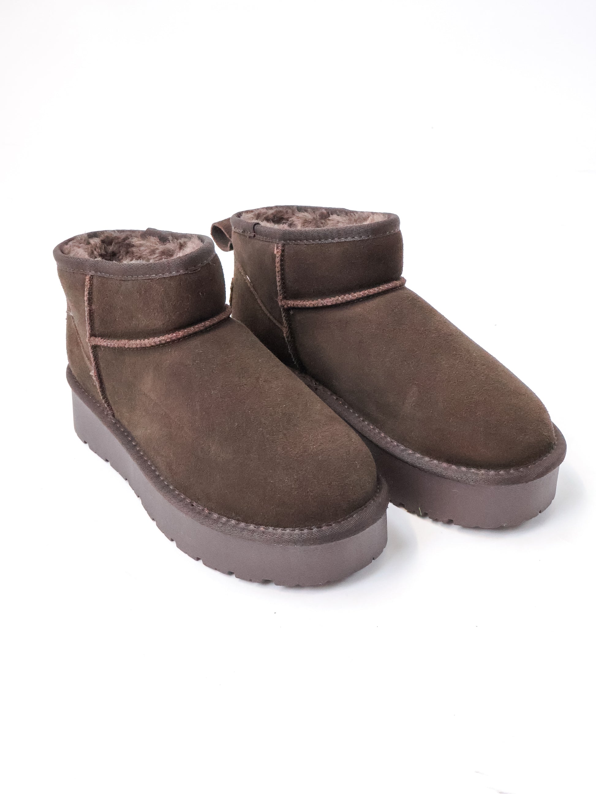 Bobi Boots Coffee - Echtes Leder