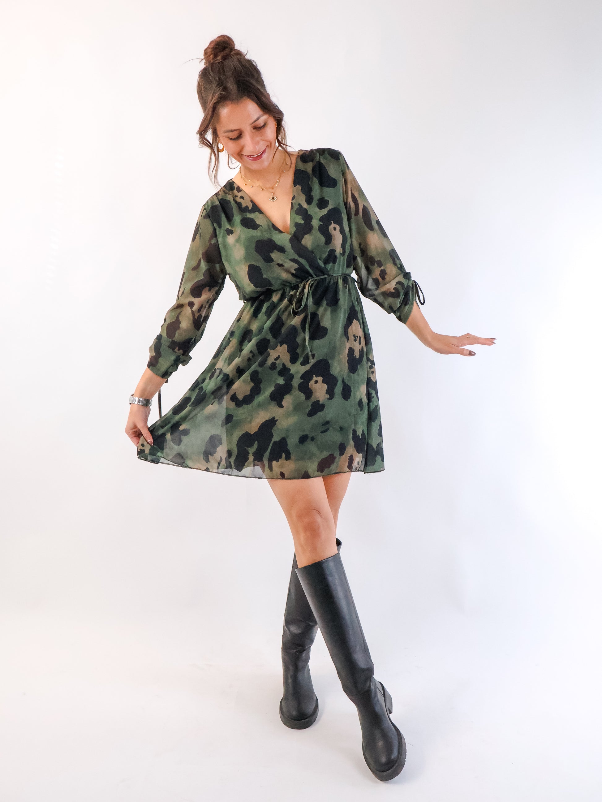Diane Wickelkleid Olive