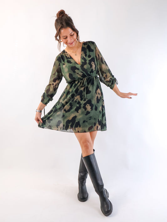 Diane Wickelkleid Olive