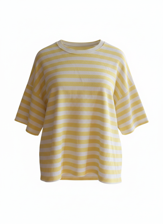 Stripes Oversize Shirt Citrus