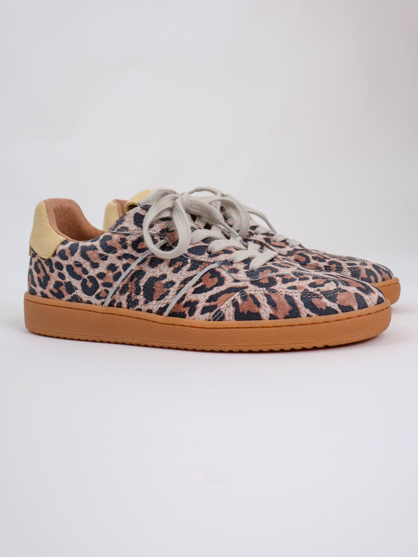 DWRS Poona Leopard Sneaker Low - Butter