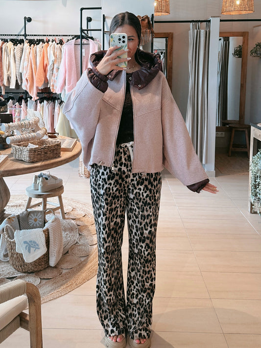 Filou Oversize Jacke Rosé