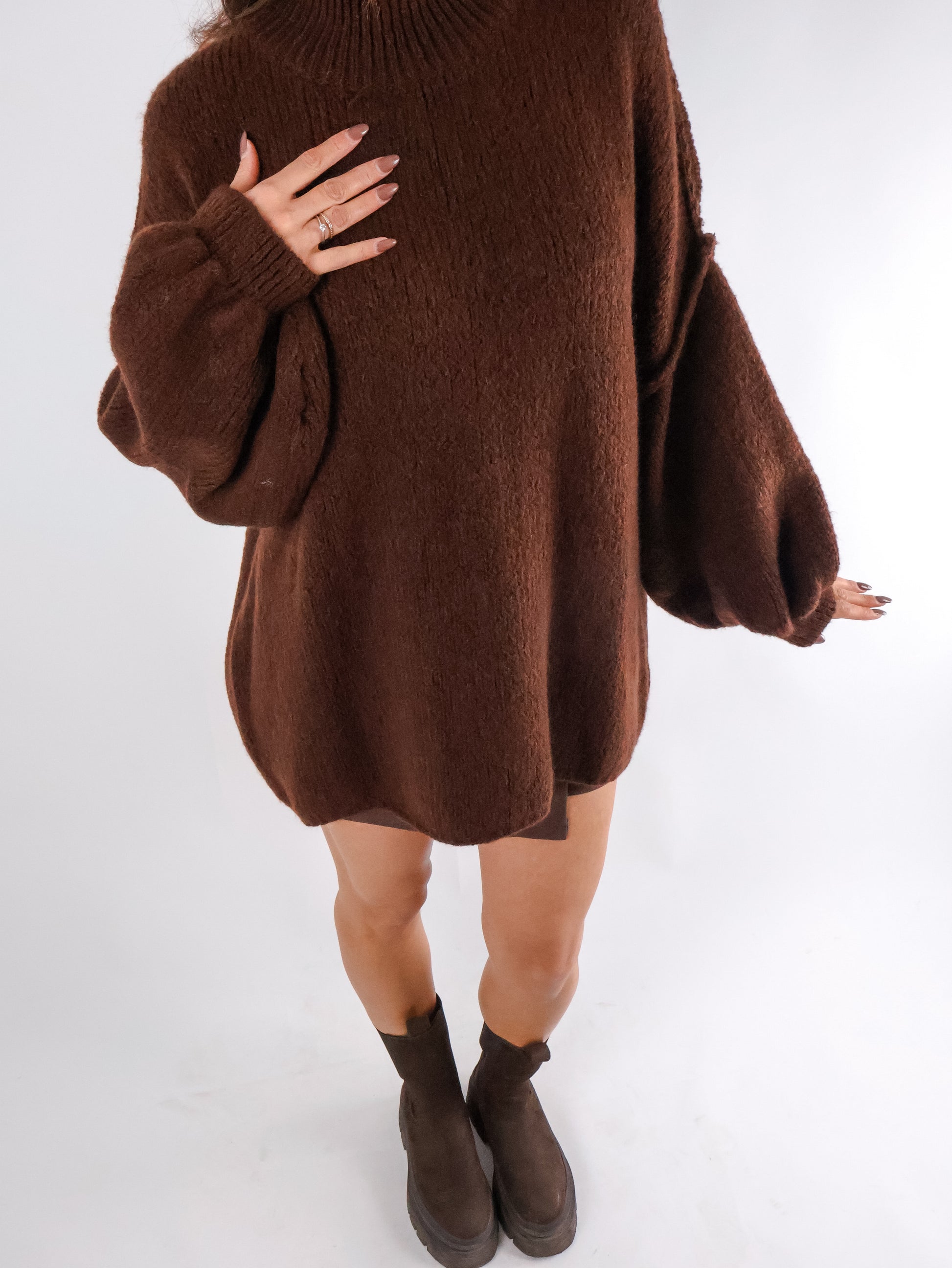 Oversize Pullover Coffee