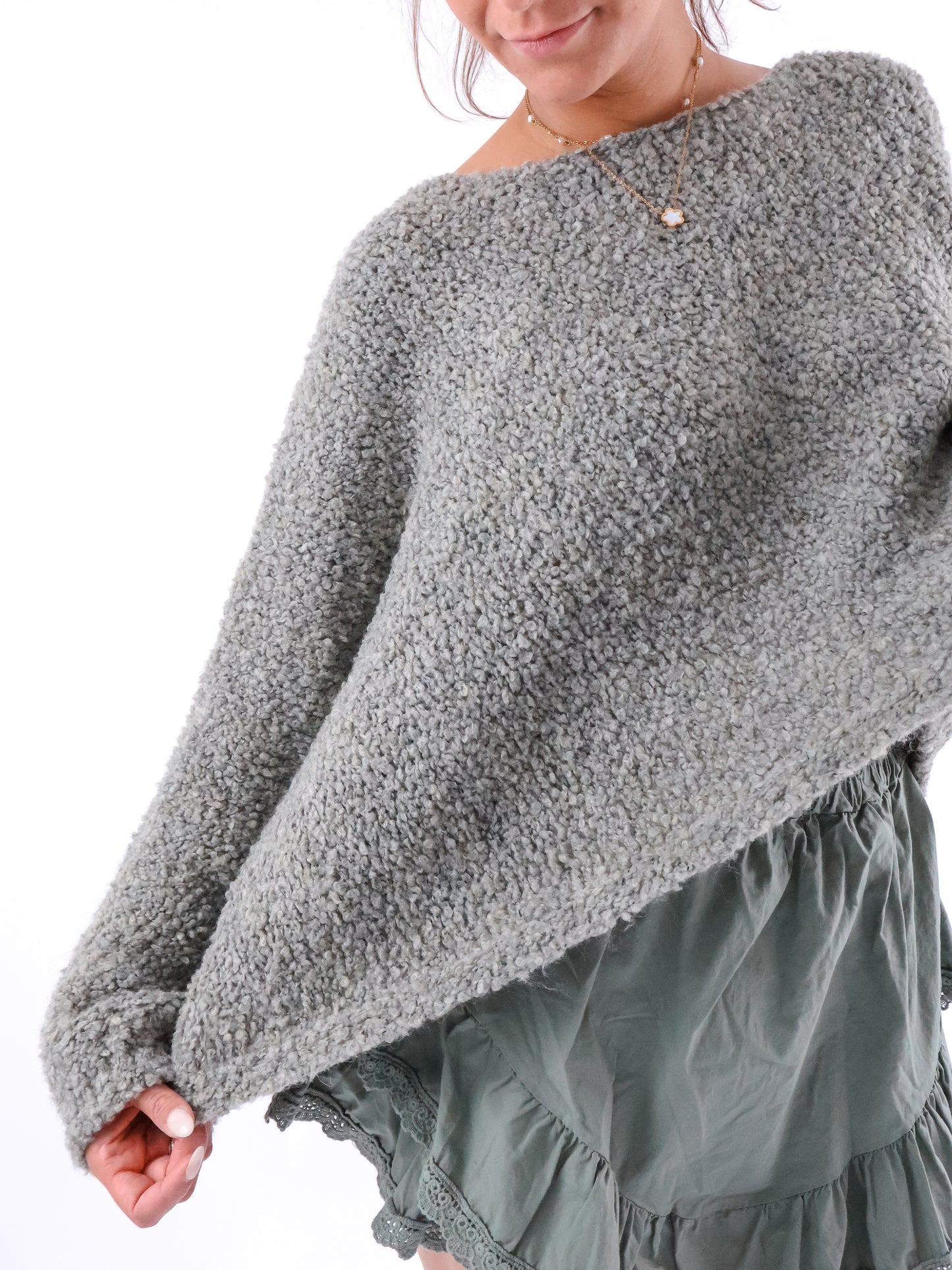 Cozy Pullover Salbei