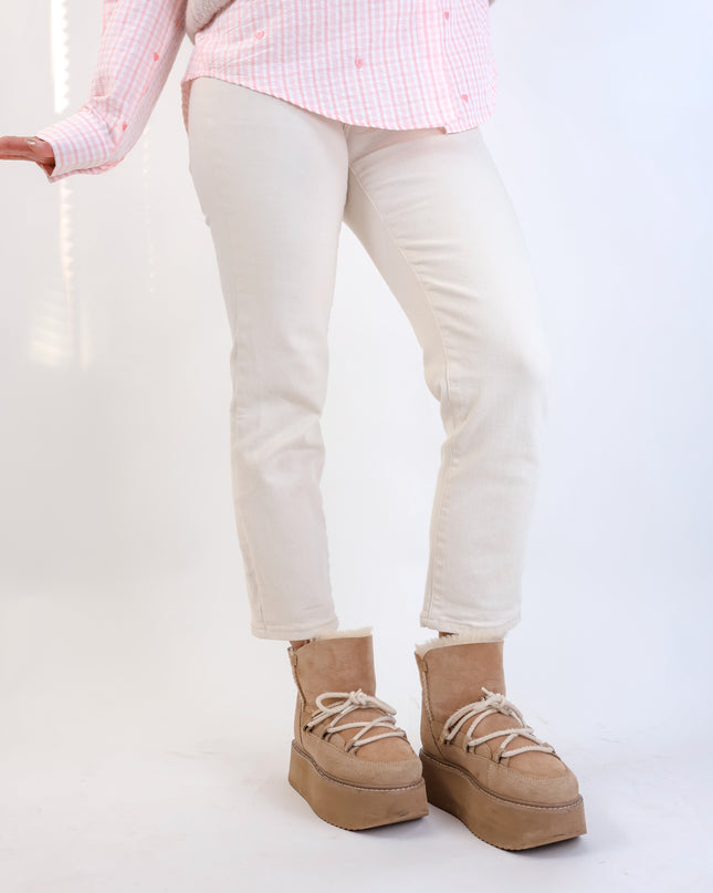 Mom Jeans Creme