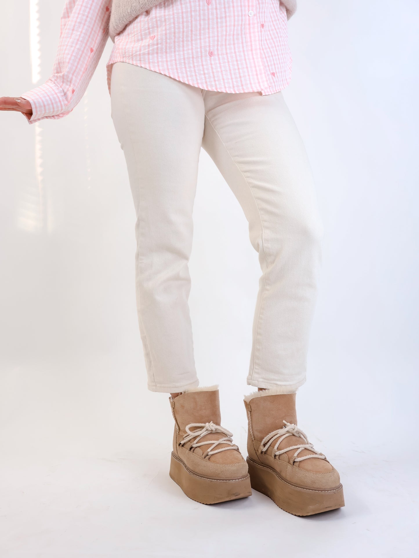Mom Jeans Creme