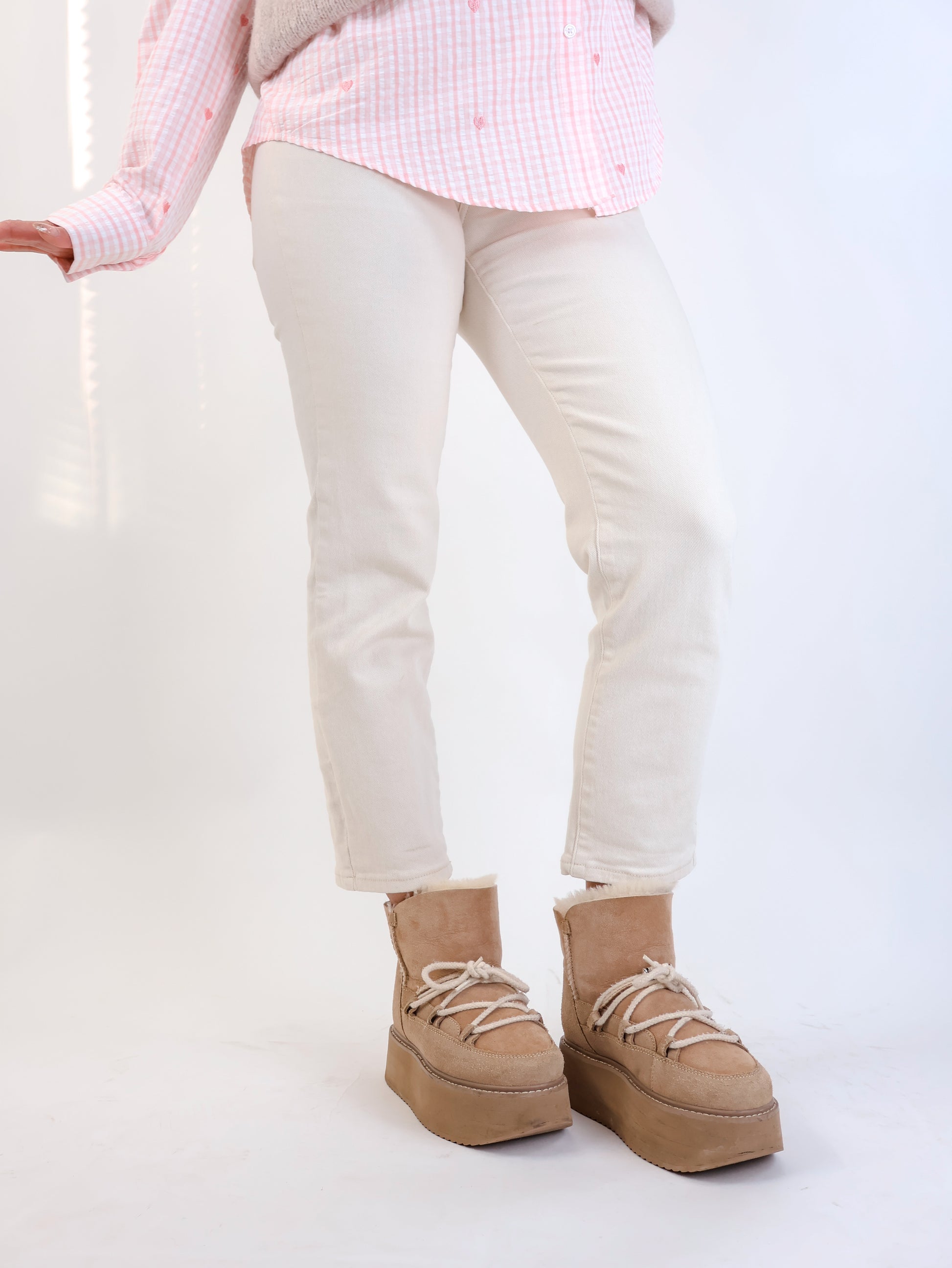 Mom Jeans Creme