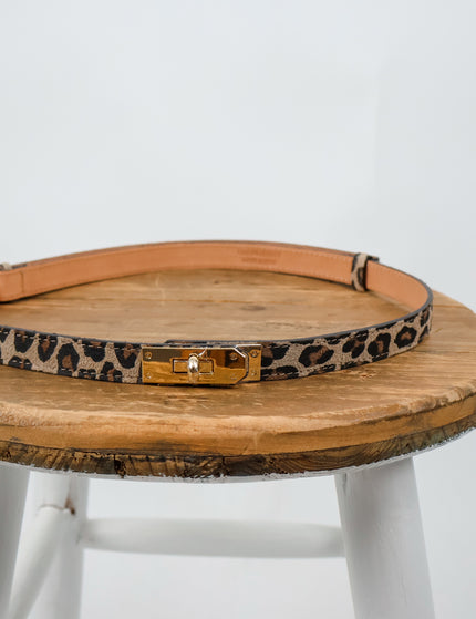 Taillengürtel 100% Leder Leo