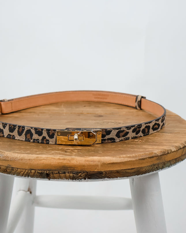 Taillengürtel 100% Leder Leo