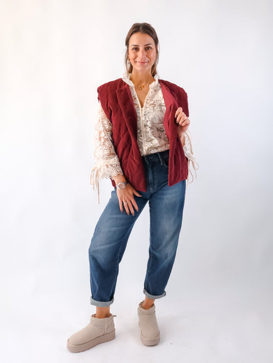 Kord Weste Bordeaux