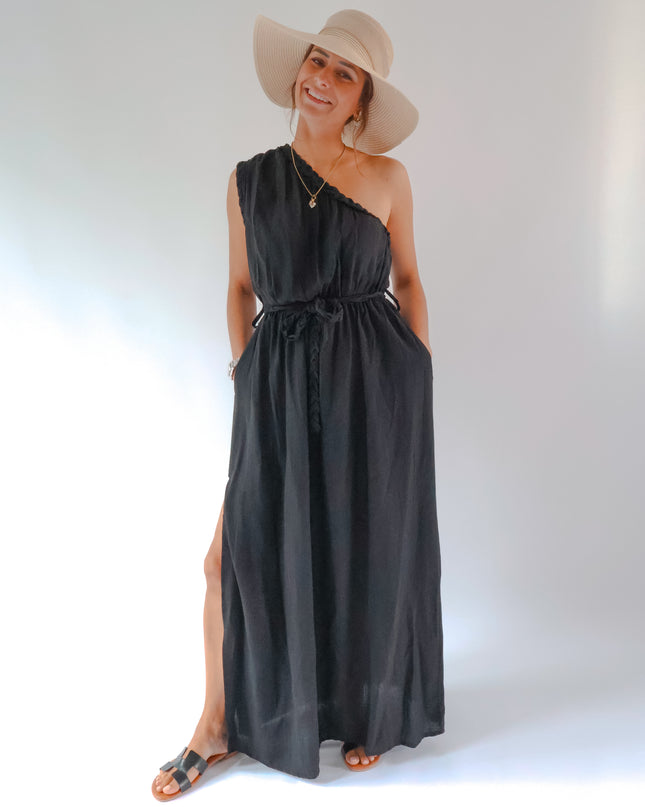 Romina Oneshoulder Schwarz