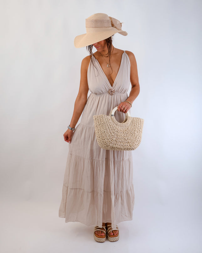 Solé Kleid Beige