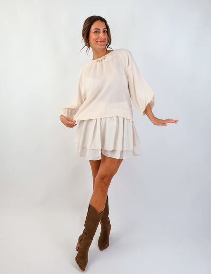 Smith&Soul Lyocell Bluse Beige