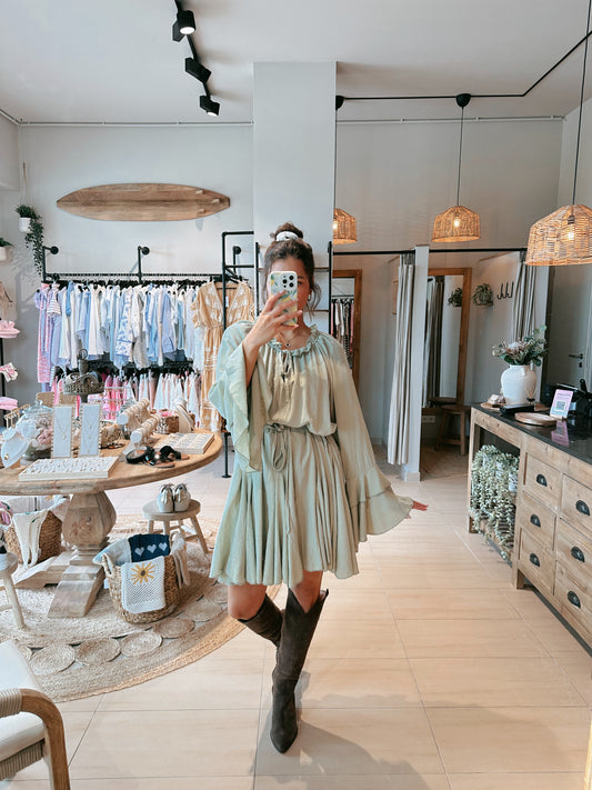 Bella Kleid Salbei