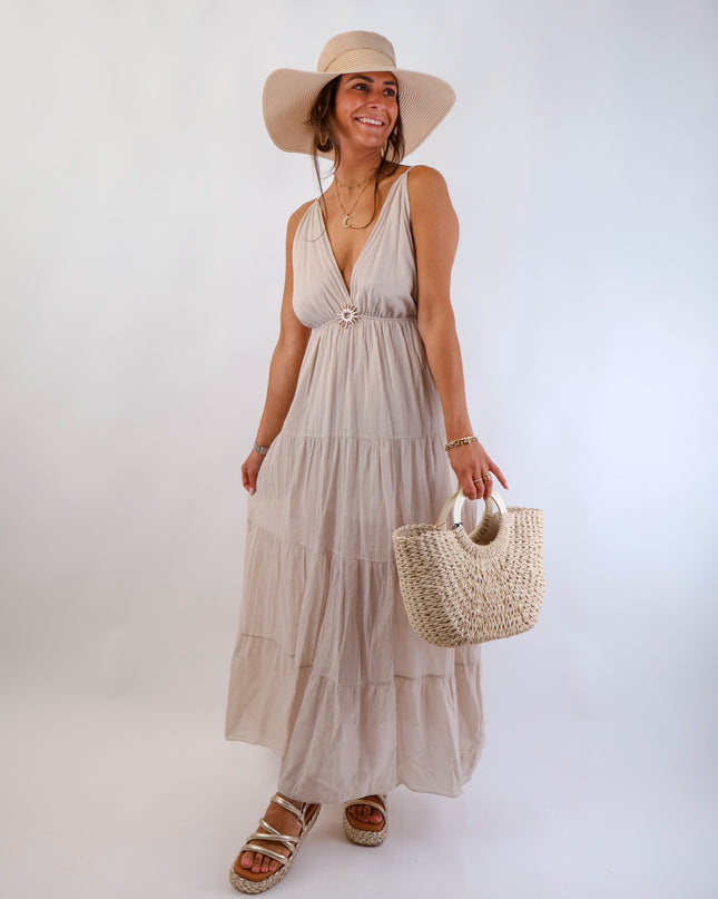 Solé Kleid Beige