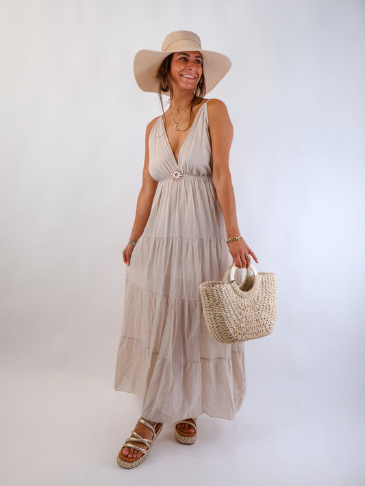 Solé Kleid Beige