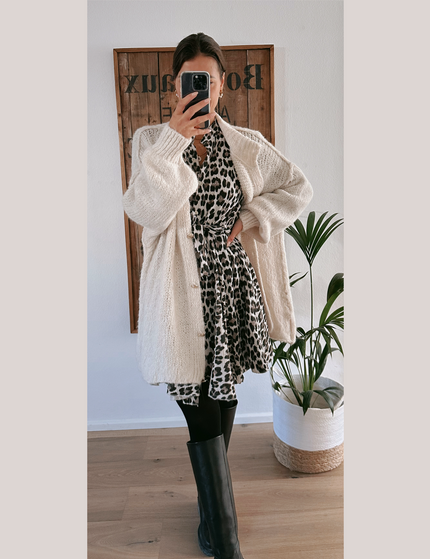 Oversize Cozy Cardigan Vanille