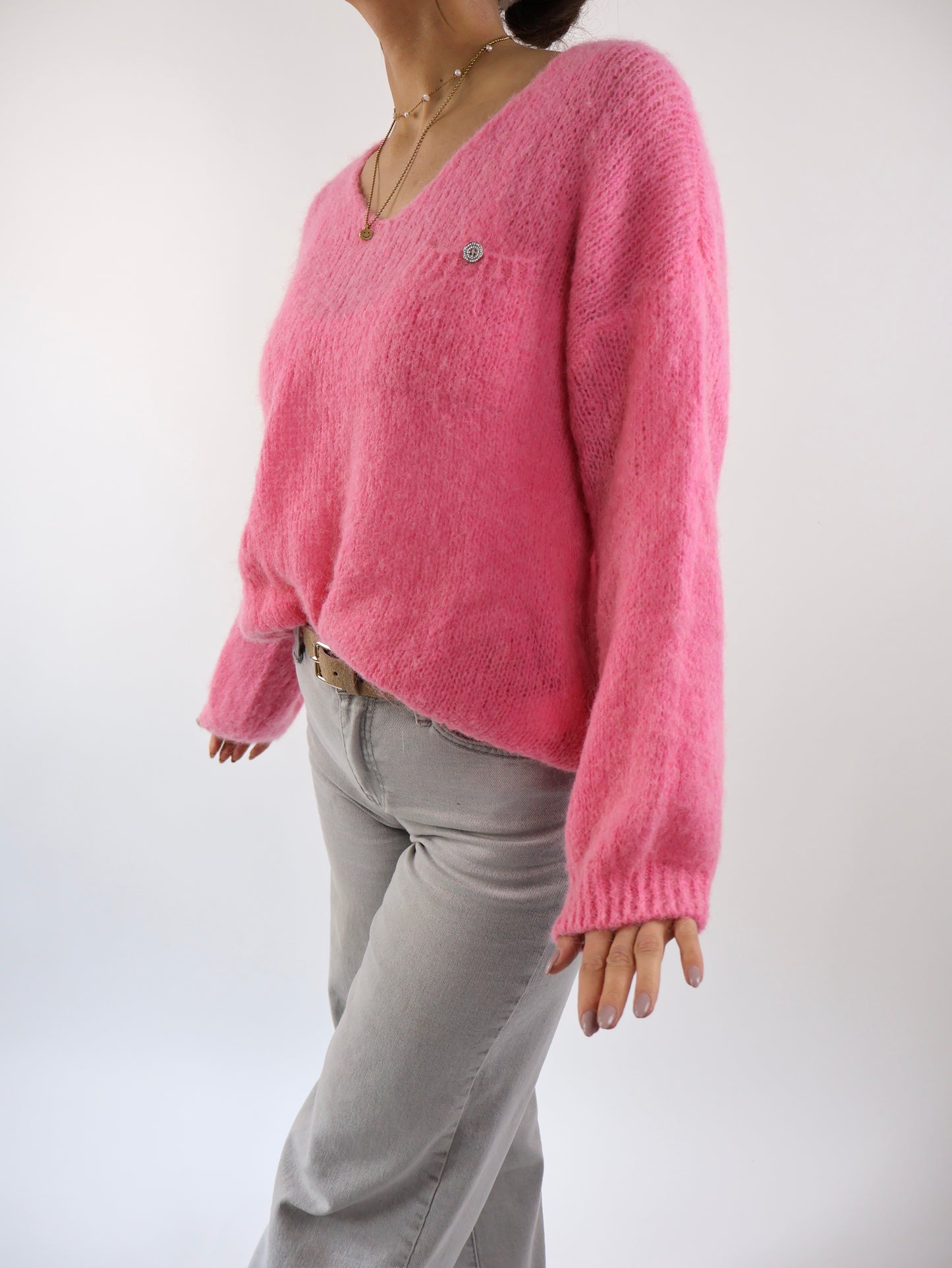 Premiun Alpaka Pullover Pink