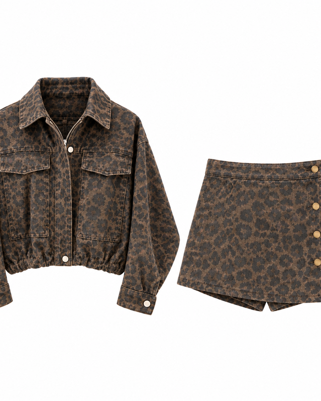 Leo Denim Bomberjacke