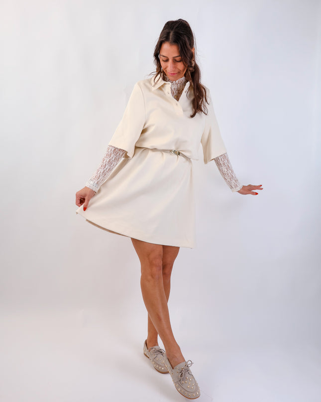 Polo Dress Creme