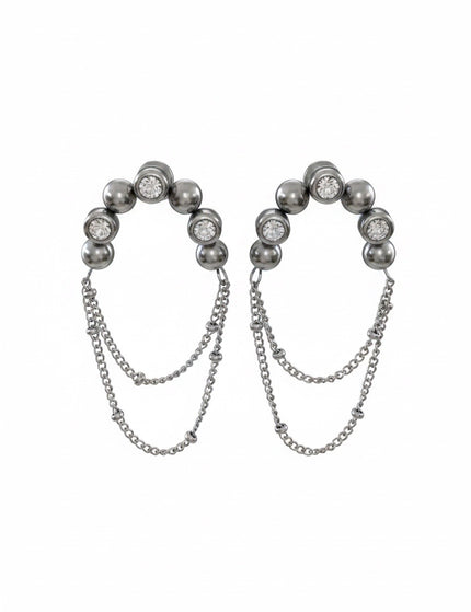 Ohrringe Silber Cascade