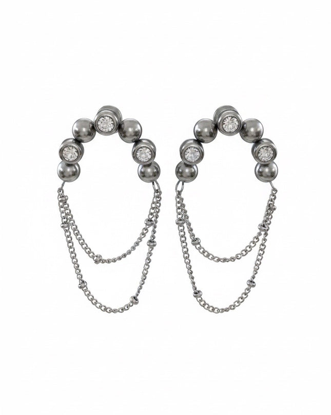 Ohrringe Silber Cascade