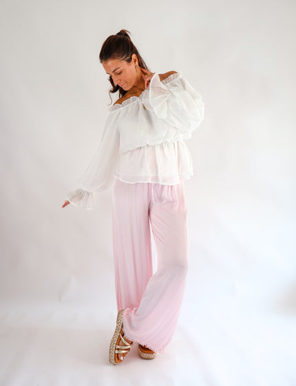 Volant Bluse Off-white