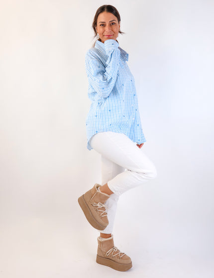 Lovely Bluse Hellblau