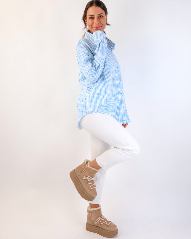 Lovely Bluse Hellblau