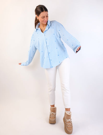 Lovely Bluse Hellblau