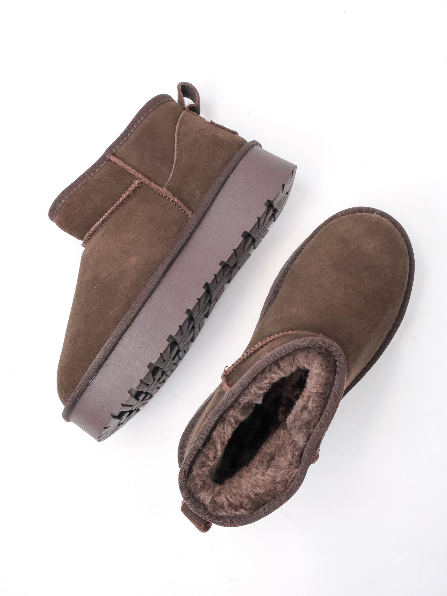 Bobi Boots Coffee - Echtes Leder