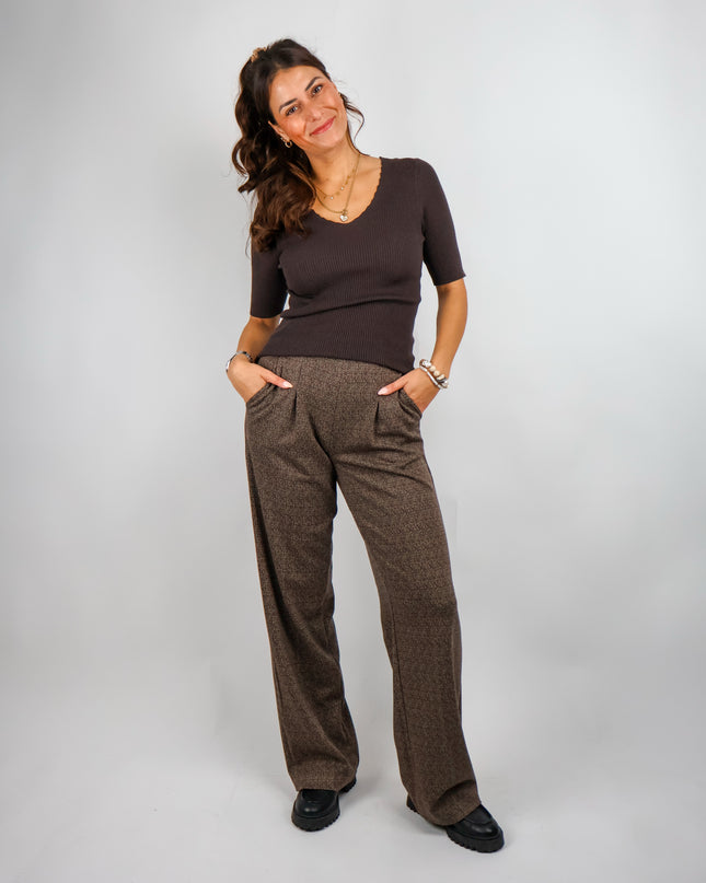 Nümph Nuayelet Cropped Pullover Black Coffee