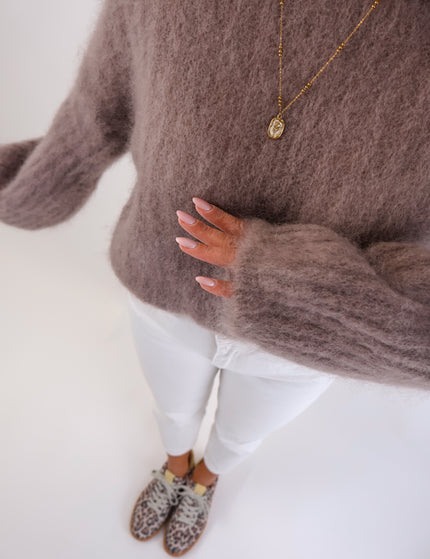 ★ Premium Kidmohair Pullover mit Ballonärmeln Kit